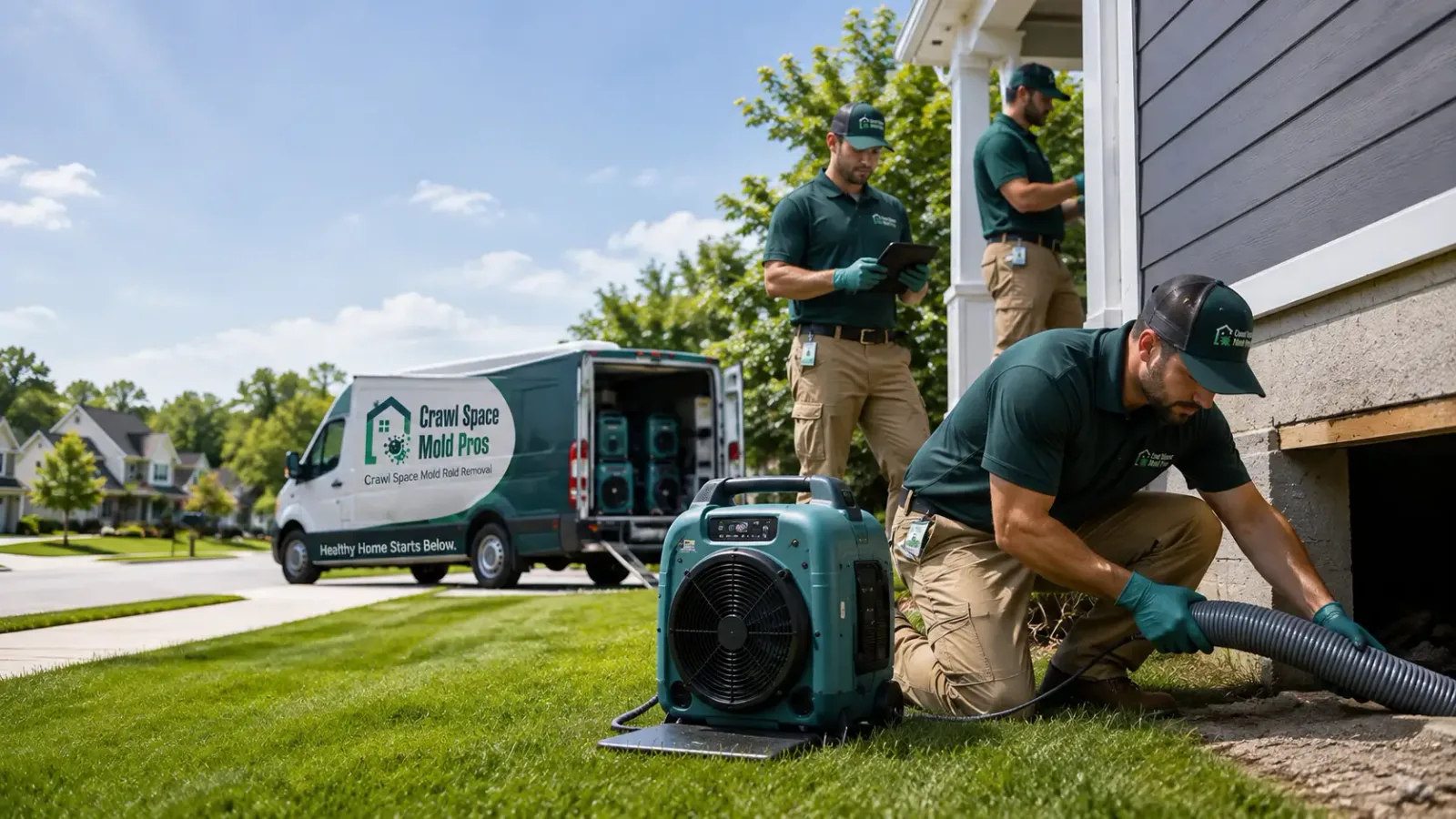 Crawl Space Mold Removal in Hawthorne, NJ